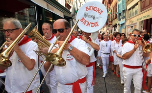 Illustration sur les Fêtes de Bayonne 2015.