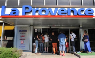 Le siège de La Provence à Marseille, le 23 juillet 2013