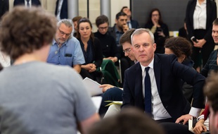 François de Rugy, le 27 février 2019 lors du grand débat national organisé au sein de son ministère.