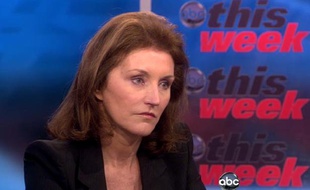 Capture d'écran d'une émission de la chaîne ABC, dont Cécilié Attias était l'invitée.