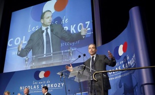 Jean-Francois Copé lors d'une réunion de l'association "Les Amis de Sarkozy" le 20 février 2013 à Paris