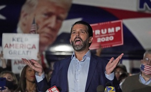 Donald Trump Jr, le fils aîné du président américain, le 5 novembre 2020.