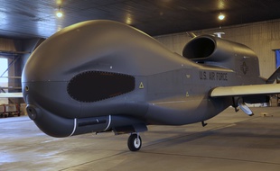 Illustration d'un drone militaire américain.