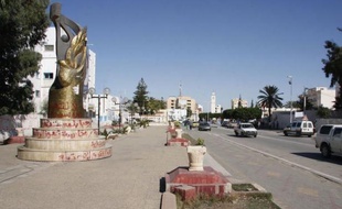 La ville de Sidi Bouzid.