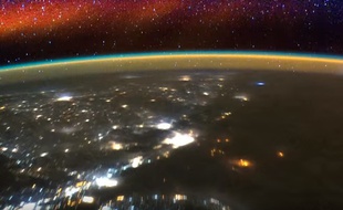 La Terre filmée depuis l'ISS.