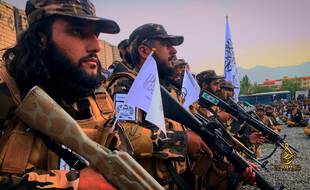 Les talibans ont publié une photo et une vidéo montrant leurs forces spéciales à Kaboul, en Afghanistan, le 2 septembre 2021.