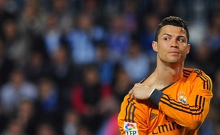 L'attaquant du Real Madrid Cristiano Ronaldo, le 15 mars 2014, à Malaga.
