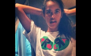 Une photo présumée de Malia Obama.
