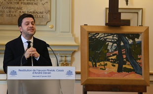 Le maire de Marseille Benoît Payan a officiellement rendu un tableau de Derain spoilé sous l'Occupation