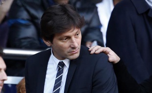 Le directeur sportif du PSG, Leonardo, lors d'un match au Parc des Princes, le 9 mars 2013 lors d'un match contre Nancy.