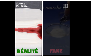 La publicité pour les règles n'est pas toujours réaliste