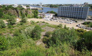 La carrière Miséry, en bas du quartier Sainte-Anne-Chantenay à Nantes.