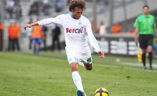 Gabriel Heinze sous le maillot de l'OM en 2011.