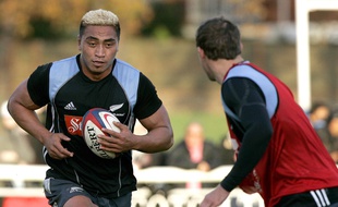 Jerry Collins sous le maillot des All Blacks à Londres, le 14 novembre 2005.