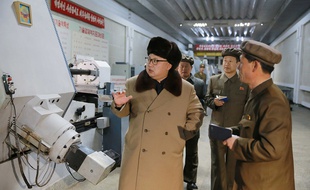 Le président nord-coréen Kim Jong-un sur une photo non datée diffusée par l'agence officielle KCNA.