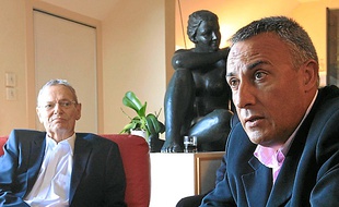 Charles Gautier et Bertrand Affilé.