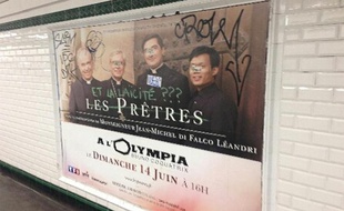 L'affiche qui fait polémique. Monseigneur Di Falco regrette que n' apparaisse pas, dans l'annonce de ce concert, la mention