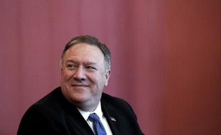 Mike Pompeo, le 25 juin 2019 à Kaboul en Afghanistan.