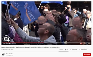 Des policiers ont manifesté à Paris le 2 octobre.
