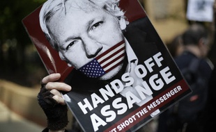 Julian Assange a été arrêté à l'ambassade d'Equateur à Londres le 11 avril.