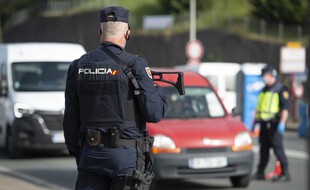 (Illustration) Un policier en Espagne