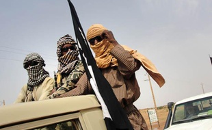 Des combattants du Mouvement pour l'unicité et le jihad en Afrique de l'Ouest (Mujao)