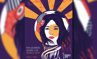 L'affiche de la Coupe du monde féminine a été créée par l'agence niçoise Comback.