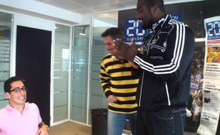 Friday sport 12, Teddy Riner est venu nous rendre visite.