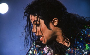 Michael Jackson en concert à Paris, en 1992.