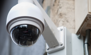 Une caméra de vidéosurveillance (Illustration)