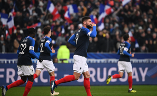 Face à l'Uruguay, Giroud a marqué le dernier but de l'année pour les Bleus.