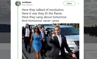 Cinq membres de l'équipe de Donald Trump, le 25 juillet 2017.