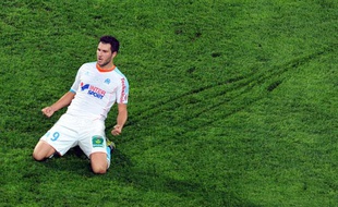 André-Pierre Gignac a inscrit un doublé face à Reims dimanche 6 janvier, au stade Vélodrome.