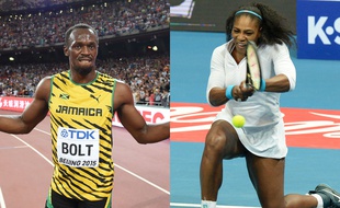 Le Jamaïcain Usain Bolt et l'Américaine Serena Williams ont été sacrés Champions des champions 2015 Monde par «L'Equipe».