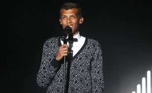 Stromae sur scène au festival Coachella en avril 2015.