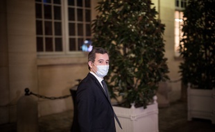 Gérald Darmanin, à Matignon le 29 novembre 2020.