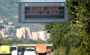 Illustration d'un pic d'ozone à Marseille.