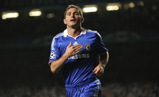 Frank Lampard après avoir marqué contre Bordeaux, le 16 septembre 2008.