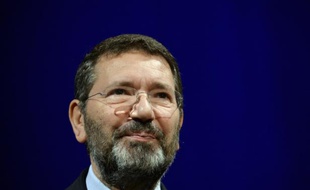 Ignazio Marino lors d'une conférence de presse à Rome le 30 octobre 2015
