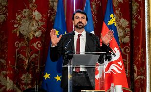 Grégory Doucet, élu officiellement nouveau maire de Lyon.