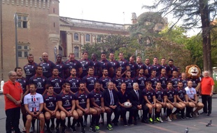 La photo officielle du Stade Toulousain pour la saison 2014-2015.