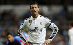 Cristiano Ronaldo lors du match entre le Real Madrid et Levante le 15 mars 2015.