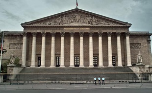 L'Assemblée nationale à Paris.