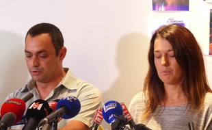 Lyon, le 29 septembre 2017. Les parents de Maëlys avaient organisé une conférence de presse pour demander à Nordahl Lelandais de dire la vérité sur la disparition de Maëlys.