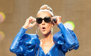 La chanteuse Céline Dion au British Summer Time Festival