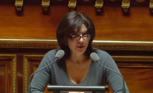 Capture d'écran de Senat.fr de la sénatrice de l'Orne, Nathalie Goulet.