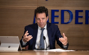 Geoffroy Roux de Bezieux, président du Medef, en mai 2020 (photo d'illustration)