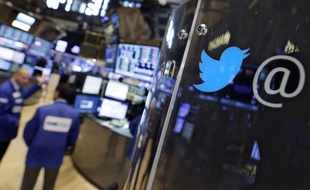Le logo de Twitter.
