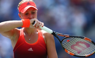 Kristina Mladenovic à l'US Open le 8 septembre 2015.