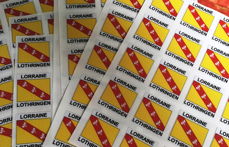 Lorraine 54 Meurthe et Moselle Autocollant plaque immatriculation pour Auto Lorraine d/épartement